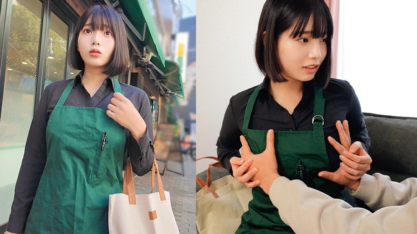 仕事の合間に生筆おろしセックス 現役保育士はなさん(24)とカフェ店員すなおさん(23) サンプル画像
